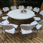 5ft hotel foldable plastic round tables SY-152ZY