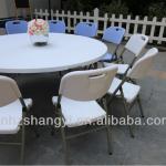 5ft hotel foldable plastic round tables SY-152ZY