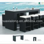 6 seater New Fashion Rattan/Wicker Bar Table and Stool/ UV-treated and Eco-friendly (FWE-051) FWE-051