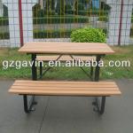 6 seater recycled plastic dining table C-007a