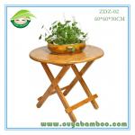 60*60*50CM Bamboo Folding Round Dining Table,Modern Dining Room Furniture,Simple and Stylist Design,Outdoor Furniture ZDZ-02