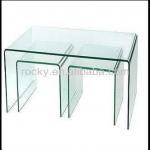 6mm 8mm 10mm curved glass table glass table