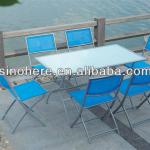 7pcs garden folding table and chair AE1314