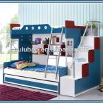 815 children wooden bunk bed with stairs kids wooden bunk bed 815