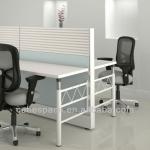 89mm thickness Tiles System Workstations With Overhead Carbinet and Mobile Pedestal Office Furniture Price Eclipes