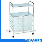 9 Plastic Drawers Cart 17C9NW