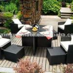 9pcs outdoor rattan furniture set UNT-R-178A UNT-R-178A