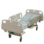 ABS Bed head manual crank single folding with guard rails hospital children bed B17