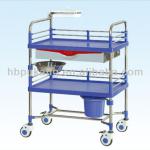 ABS luxury hospital trolley for treatment F-49-2 F-49-2