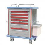 ABS Plastic used medication carts with drawers KY000704-A