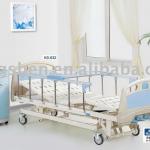 ABS Three-function Manual Medical Care Bed KS-632