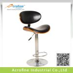 Acrofine Swivel Wood Bar Stool with Back ABS-1225