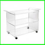 acrylic bar service trolley JS-028