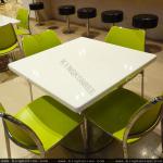 Acrylic Cafe Table, Marble Cafe Table and Chairs, Table Cafe KKR-T3639