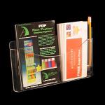 Acrylic Clear Single Pocket Wall File AH-014