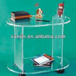 Acrylic Lucite Tea Table Serve Hotel Trolley with Casters 9091311202 9091311202