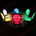 acrylic padded LED wedding chair AC001