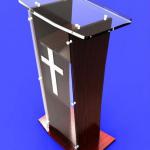 Acrylic Podium/Lectern/Pulpit/Plexiglass/Lucite/clear(LE-G017) LE-G017