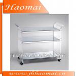 acrylic trolley and carts,fast food trolley,glass trolley cart,drink cart and trolley FAY-904A