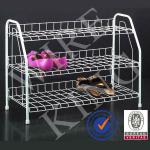 Adjustable 3-tier metal shoes rack WK130222