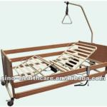 adjustable healthcare bed with wood ends TH carebed