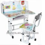 Adjustable Kids Like Beautiful Pattern Desk And Chair 022