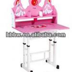 adjustable kids study table with chair design HWS-01