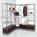 Adjutable metal closet rack CCU2