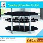 Alibaba recommend silk-screen glass lcd tv table design V1008-12