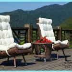 all weather pe rattan beach chairs wicker outdoor furniture CNS-2270