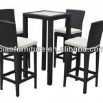 all weather rattan furniture wicker bar set CF785