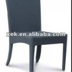 Alu.&amp;Rattan dining chair EK-C038