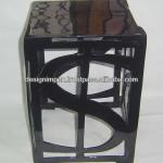 Aluminium dollar sign stool N-3379