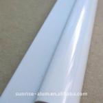 aluminium furniture profile with white color SX