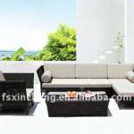 Aluminum and PE rattan furniture ZXGS-286 sofa set ZXGS-286