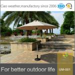 Aluminum folding hotsale outdoor usd patio umbrella with base UM-001