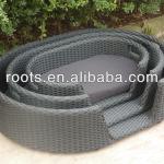 aluminum frame poly rattan dog/cat bed ROOTS-PET-06