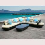 aluminum frame synthetic wicker sofa sets wicker patio furniture GFCJ-1009