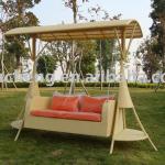 Aluminum frame with PE rattan outdoor swing chair ZXSVC-213 ZXSVC-213