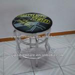 aluminum leather bar furniture swivel bar stools YPB016T YPB016T