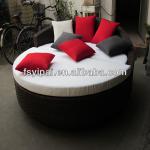 aluminum PE rattan sofa cum bed designs garden bed YPS058S1 YPS058S1