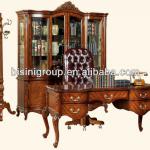 American antique design soild wood office desk set;American wooden office furniture,Classical office desk sets(BG600029) BG600029