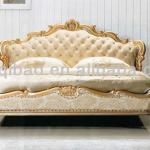 American Style Luxury Baroque Leather Bed (Competitive price) LQB-J972 baroque bed