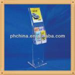 An-c101 Factory Sell High Transparent Outdoor Magazine Rack/Decorative Magazine Rack/Cheap Magazine Rack An-c101