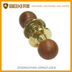 ANSI Standard Wood Polished Brass Finish Tubular Passage Ball Different Kinds Of Locks D672-PS-WHPB