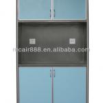 Anti-static PVC template stainless steel hospital computer cabinet P14-YP01-000