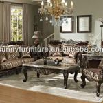 ANTIQUE FURNITURE FABRIC SECTIONAL SOFA#8078 8078