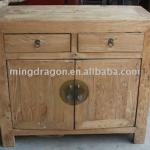 antique furniture /Two door two drawer natual wood cabinet 11060202