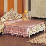 antique hand carved bed - baroque handcraft luxury bed 2K31CJ