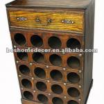 Antique wine rack, wine cabinet, wooden wine holder BS00922